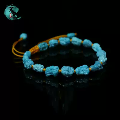 End Yi Hubei original mine turquoise design multi-treasure accessories hand scattered beads multi-circle hand bucket bead pendant accessories