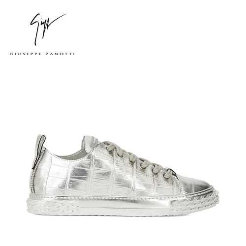 [Та же самая звезда] Джузеппе Занотти Гз мужской блабберский крокодиловый пресс с низкой спортивной обувь
