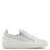 Giuseppe Zanotti GZ Mens Leather Intarsia Low-Top Sneakers - Giày thấp