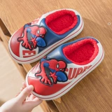 Детские демисезонные флисовые удерживающие тепло тапочки для мальчиков для раннего возраста
