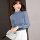 2022 new spring and autumn fashion long-sleeved lace tops high-end bottoming shirts women's Western-style small shirts early spring