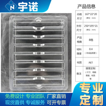 Shanghai Suzhou Taicang Jiangyin Hardware Knife Card Blister Packaging Box Electronic Parts Blister Tray Packaging Box