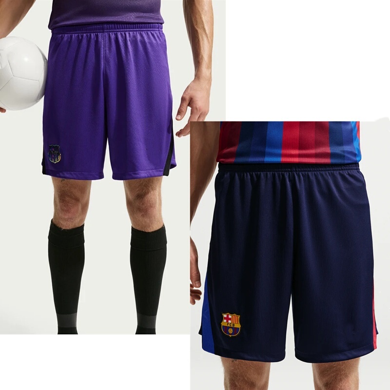 26/27 La Liga Barcelona Sports Shorts Barcelona Home and Away Training and Match Football Pants Fan Version