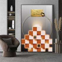 Modern brief Xuan Xuan Guan Guan Decoration Painting Sofa Background Wall Floor Painting Veranda High Level Sensual Fresco Light Extravagant Vertical Version Hung Painting