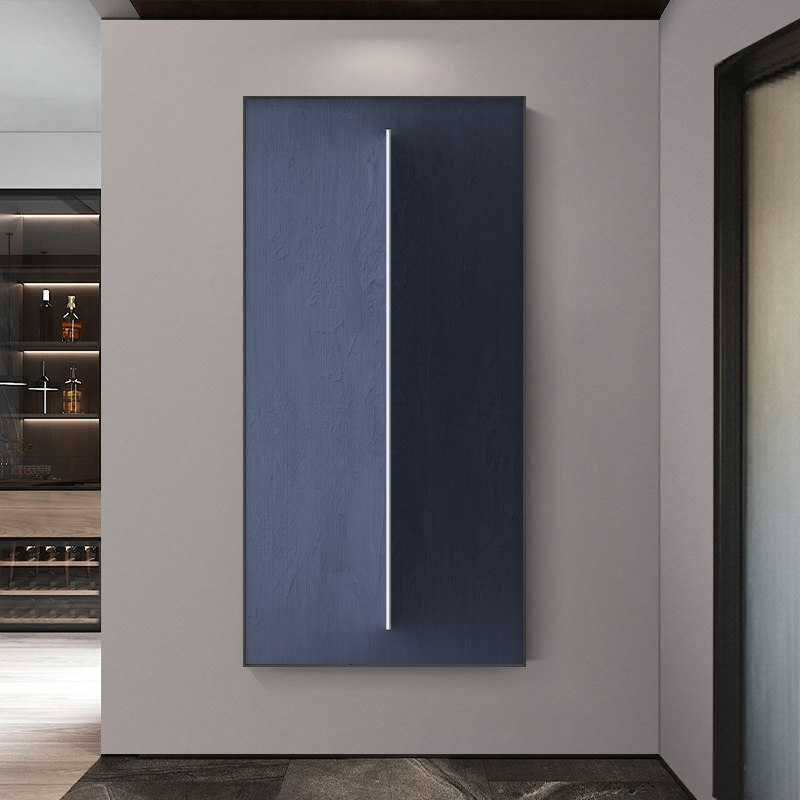 Modern minimalist porch decorative painting living room sofa background wall painting creative three-dimensional dining room wall mural