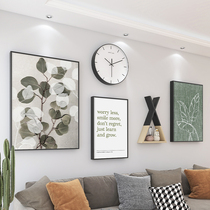 Modern simple living room sofa background wall decoration painting room atmospheric wall painting creative combination hanging painting wall painting