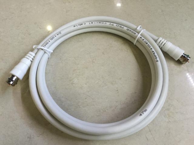 2m HD digital cable TV cable Inch F-head set-top box panel cable