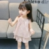 2019 bé gái phù hợp với quần áo mùa hè bé gái quần áo trẻ em mùa xuân quần áo trẻ em phụ nữ 1 tuổi 2 tuổi rưỡi 3 đến 4-5 - Phù hợp với trẻ em Phù hợp với trẻ em