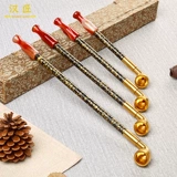 汉匠 Утолщенный белый медный горшок ручной работы и расширение красного агата рта агата Paiguan