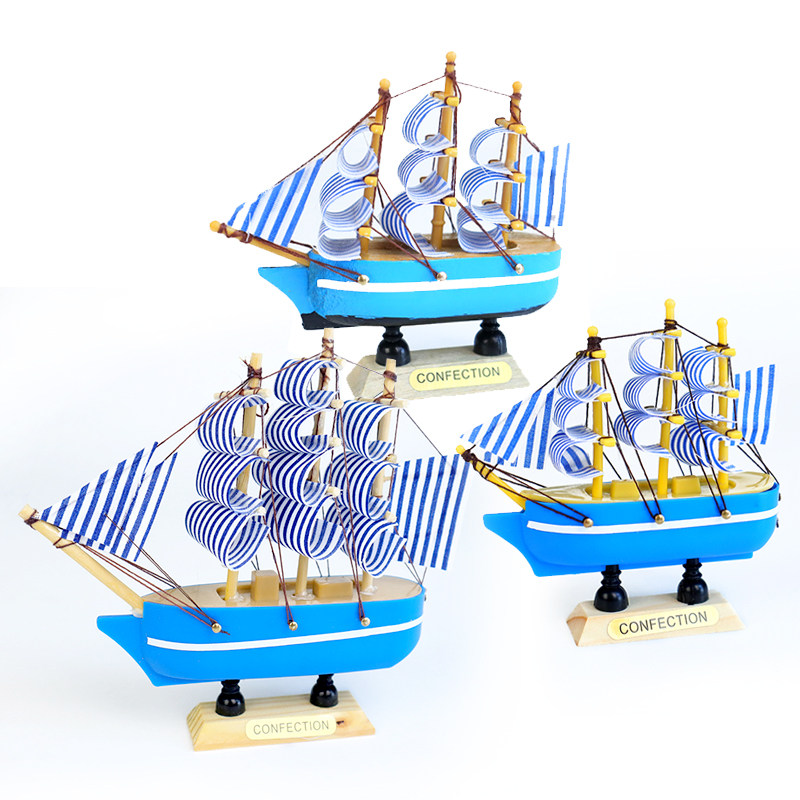Graduation season cake decoration ornaments sailboat sailing smoothly ride the wind and waves college entrance examination party plug-in dessert table dress up