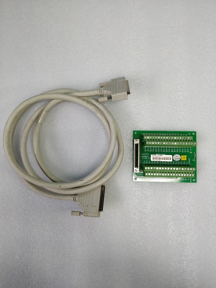 Leadtech ACC68C motion control card terminal board with wire original disassembly parts