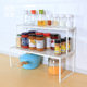 Heli kitchen layered storage rack countertop cabinet retractable storage rack pot rack desktop kitchen utensils seasoning shelf