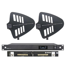 HALFSun 880 microphone antenna amplifier can be connected to 4 sets of 4-antenna wireless receiver or 8 sets of 2-antenna receiver 500MHz~950MHz frequency