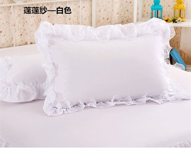 Kiểu dáng công chúa bằng vải ren ren gối bông đơn gối hơi cao cấp
