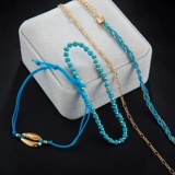 Новая лодыжка браслет дамы классические женщины, никста, милый черный