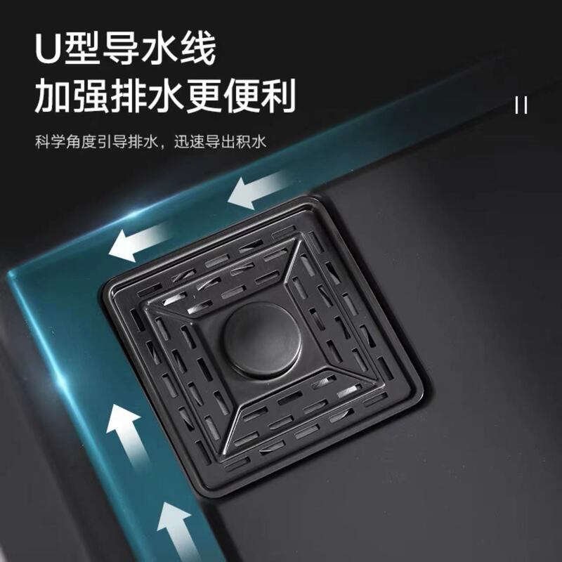 Large Single-Slot Sink Drain Cover, Stainless Steel Slag Separator for Dishwashing Basin, Universal Square Cover for Floor Drain Large Single-Slot Sink Drain Cover, Stainless Steel Slag Separator for Dishwashing Basin, Universal Square Cover for Floor Drain
