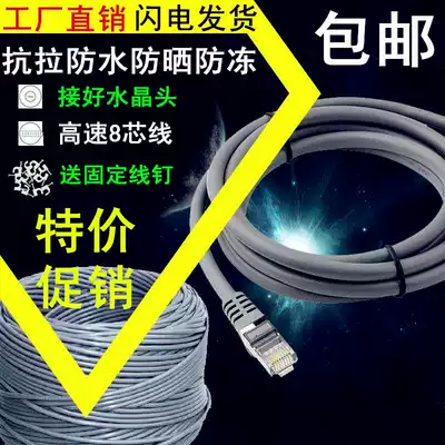 Network cable Computer cable wifi cable 10 20 meters 30 40 50 60 meters Super five computer network cable jumper