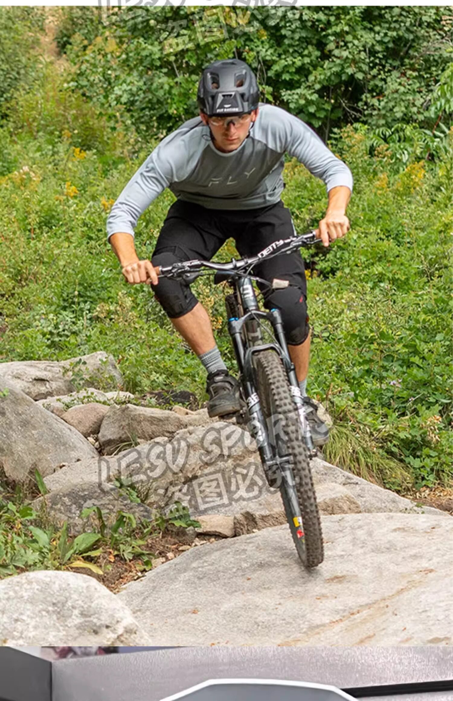 мото шлем 美国fly越野车山地自行车全盔男速降骑行透气头盔青少年成人林道 racing