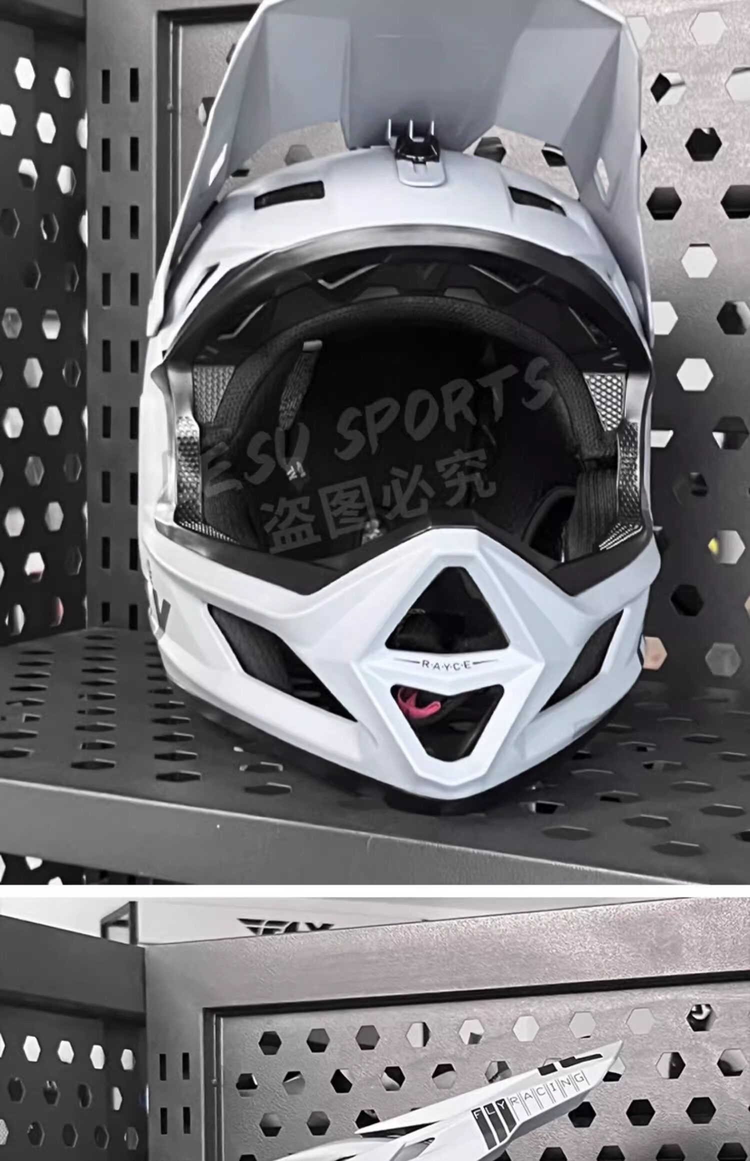 мото шлем 美国fly越野车山地自行车全盔男速降骑行透气头盔青少年成人林道 racing