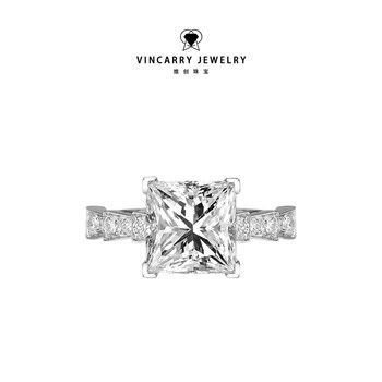 Vincarry 18k gold colored treasure ring, elegant, delicate, versatile, light luxury, advanced customization, new product recommendation