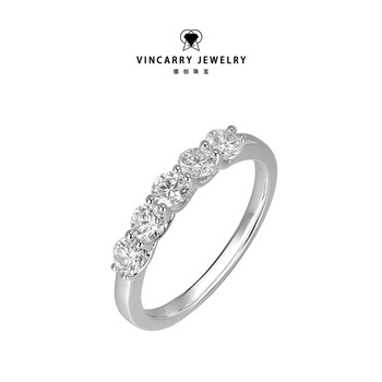 Vincarry 18k gold cultured diamond ring for women