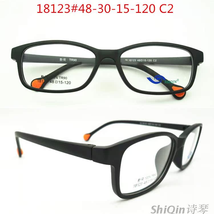 Mới 8 đến 12 tuổi siêu nhẹ TR90 trẻ em vừa và nhỏ sinh viên cận thị kính khung mắt bệnh viện kính đa tròng