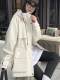 2025 new styles of foreign-style coats for women in spring and autumn. This year's popular super good-looking hooded jackets, mid-length windbreakers