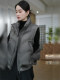 2025 Autumn and Winter New Women's Small Fragrant Down Cotton Vest Loose This Year's Popular Style Vest for Outerwear Trend