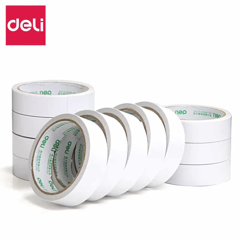 30403 double-sided rubber 80um cotton paper tape 2 4cm*10y office supplies one tube