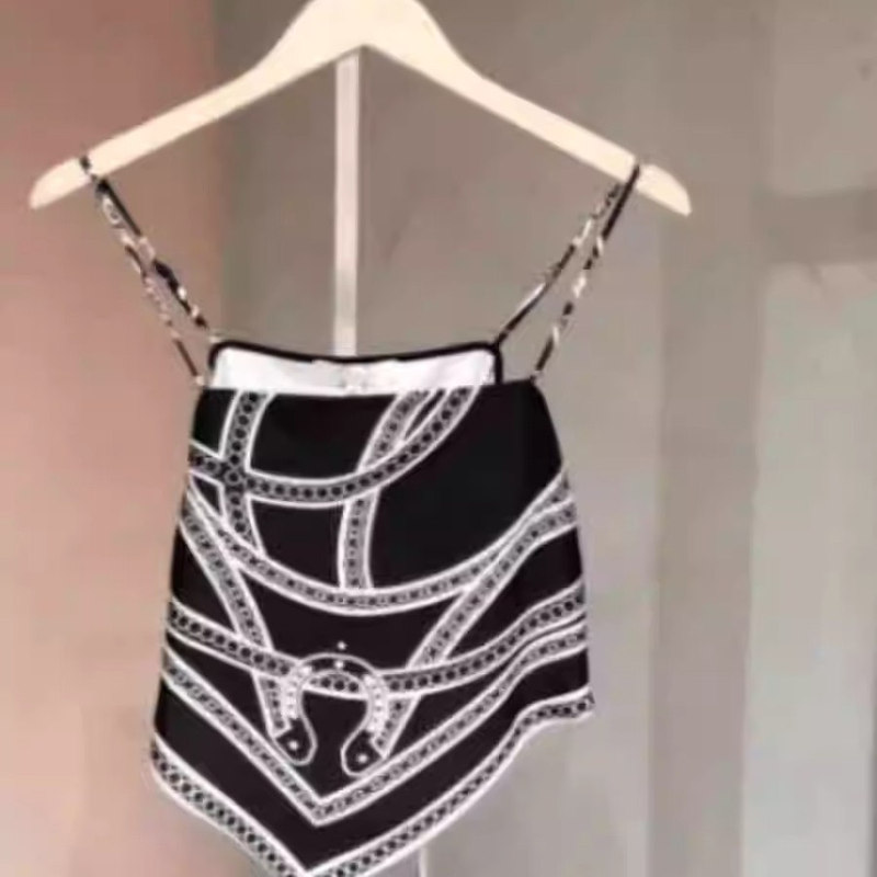 Shopping Mall Same Style 25 Summer Fashion Slim Slim Sexy Short Sleeveless Camisole Women's Vmo1242Ws006