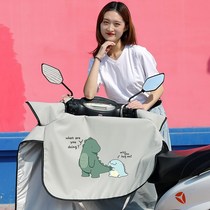 Summer windshield is insulated by battery car small cute four-season Yadi pedal electric car tricycle windshield