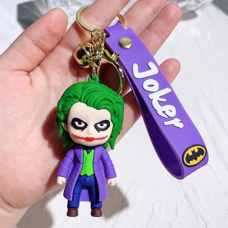 Clown Keychain Superhero Batman Doll Car Keychain Batman Pendant Claw Machine Small Gift