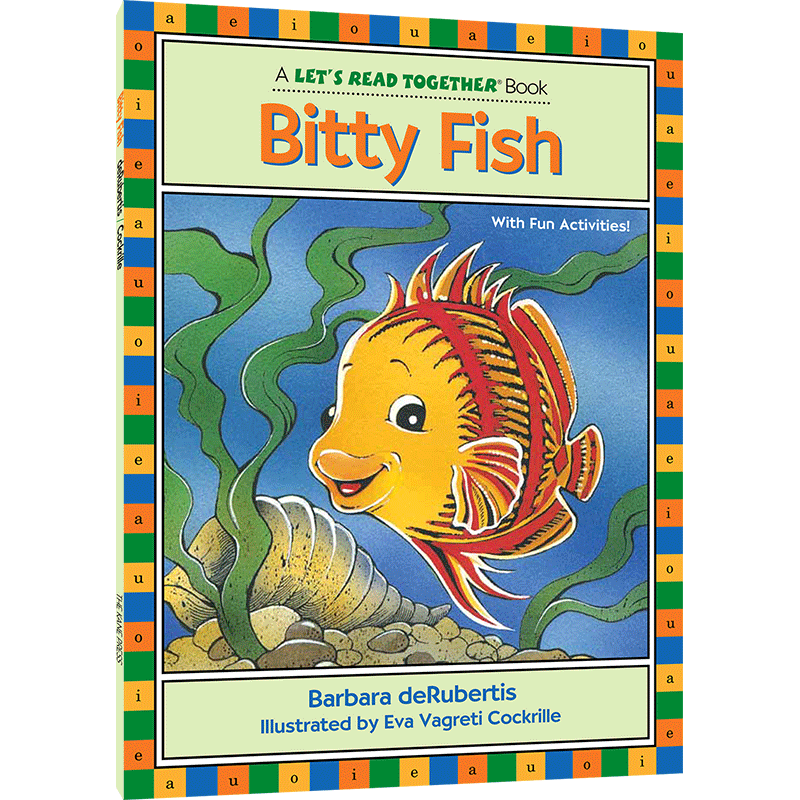 自然拼读一起学：小鱼贝蒂（短元音i）Let‘s Read Together: Bitty Fish英语绘本 美国原版赠送音频提高口语能力数量 ...