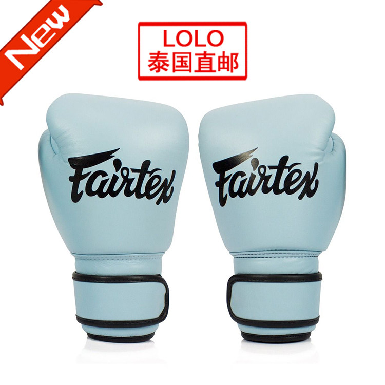 Fairtex Thai boxing Smash Hit the Fight Fitness Special for male and female adults REAL LEATHER Genuine Leather Boxing Powder Blue BGV20