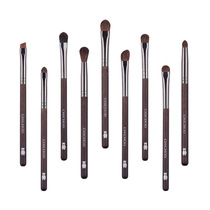 9 Eye Shadow Brush Set Beginner Halo Brush Eyebrow Brush Animal Hair Horse Hair Eye Cosmetic Brush Combination
