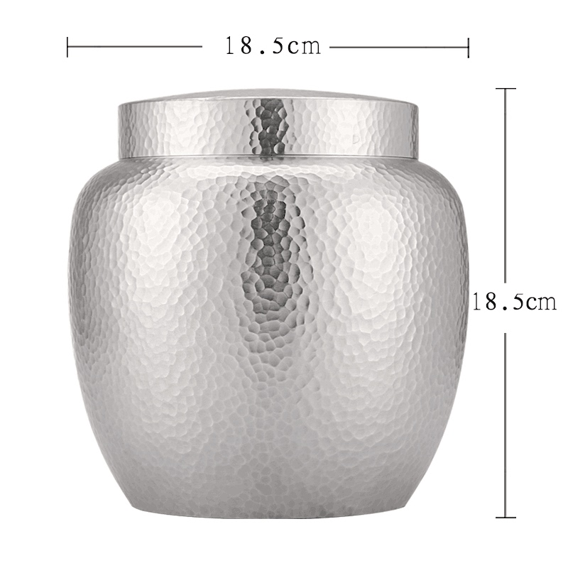 Pure Tin Cans, Chinese-Style Food-Grade Metal Creative Tea Cans, Simple and Exquisite Packaging, Pure Tin Large Sealed Cans Pure Tin Cans, Chinese-Style Food-Grade Metal Creative Tea Cans, Simple and Exquisite Packaging, Pure Tin Large Sealed Cans