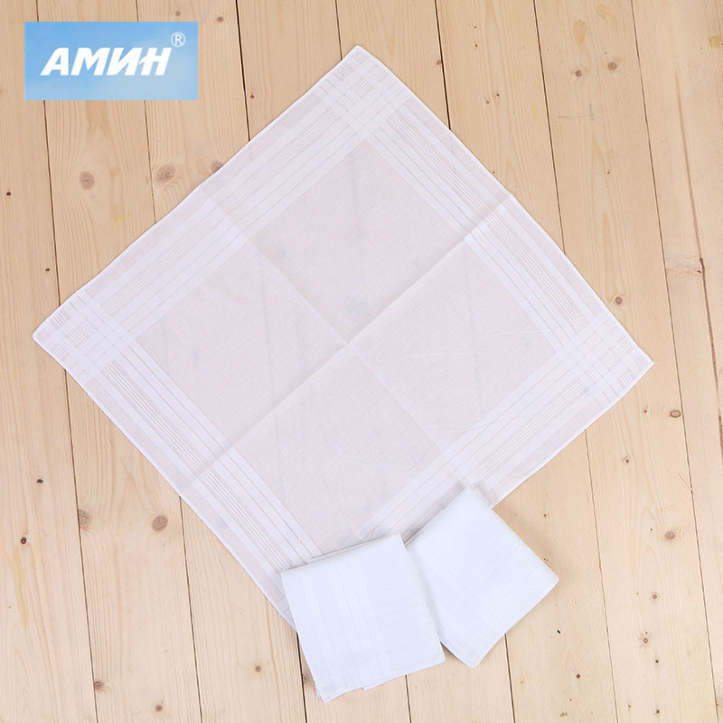 About 43cm pure cotton pure white handkerchief with satin side scarves of sweat and soft white handkerchief with graffiti