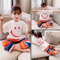 Bellanson Horse Girl Sleepwear Suit Cute Super Cute Children Girls Great Boy Pure Cotton Girl Princess Summer Thin