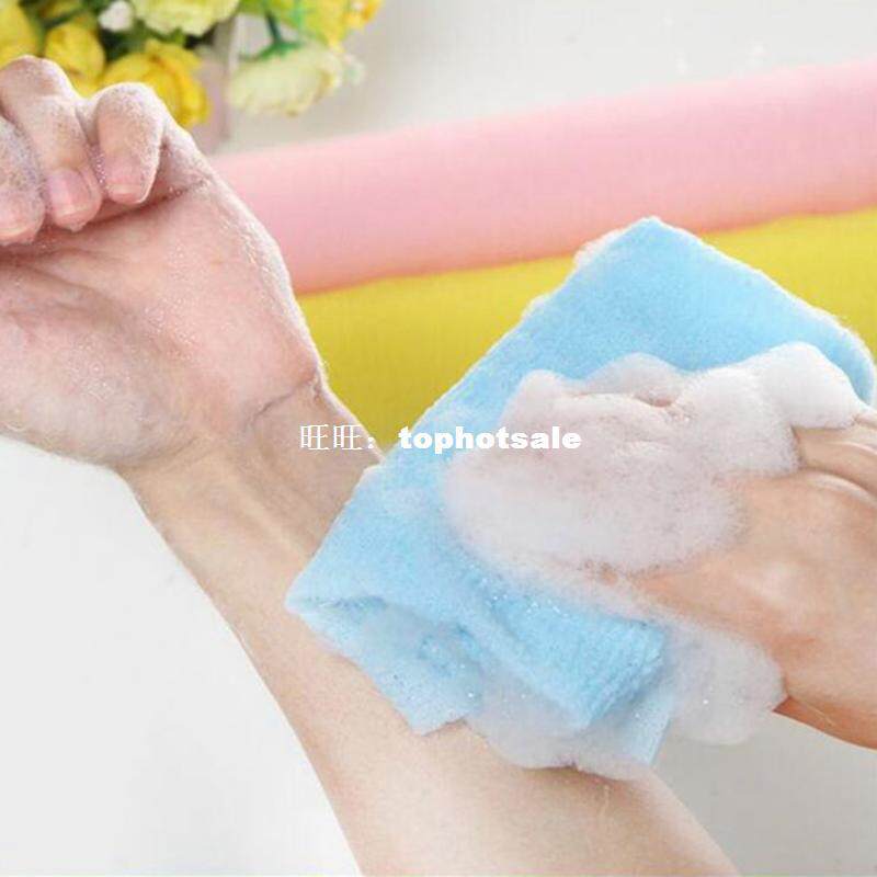 Nylon Mesh Bath Shower Body Scribbers Exfoliate Puff