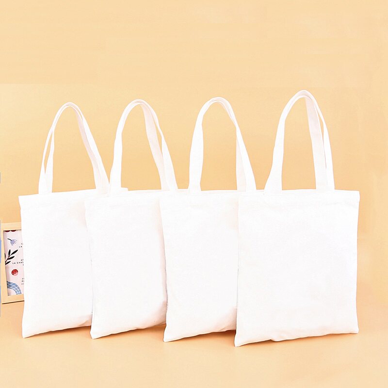 Canvas bag custom print logo single shoulder cotton bag hand shopping bag custom training course advertising eco-friendly canvas bag