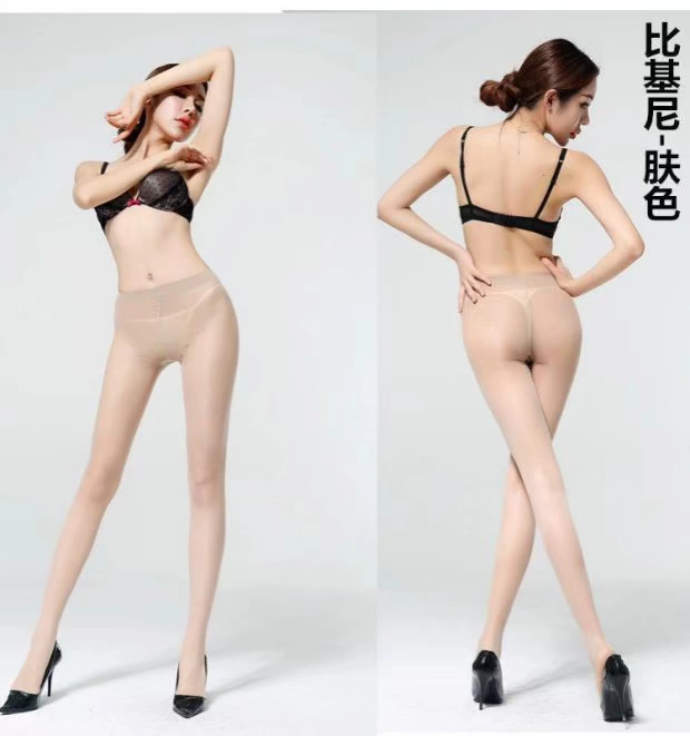 Stockings nữ mỏng phần quần lót màu sắc chống móc lụa siêu mỏng mùa hè và mùa thu mô hình vớ đen gợi cảm vô hình XL tất cao cổ nam