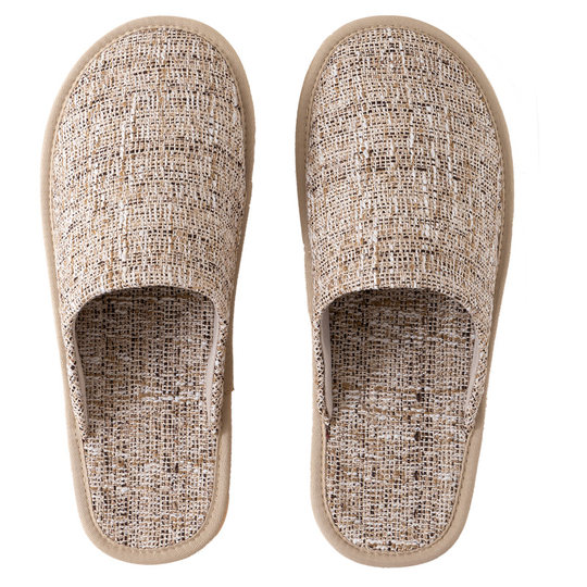 春秋夏四季居家用麻棉布艺男女情侣家居拖鞋厚底室内地板防滑静音