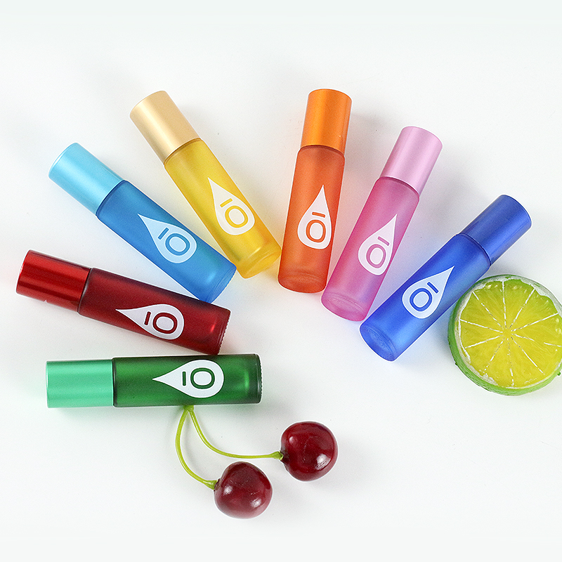 Color Monsanto 5ml10ml glass Ball Bottle Air Bottle Thickened Walk Pearl Essential Oil Bottle Cosmetic Perfume Split Bottle