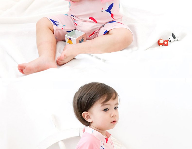 Đồ bơi trẻ em một mảnh Áo tắm cho bé gái dài tay áo chống nắng Đồ bơi cho bé sơ sinh 0-1-2-3-4-6 tuổi - Bộ đồ bơi của Kid áo bơi cho bé