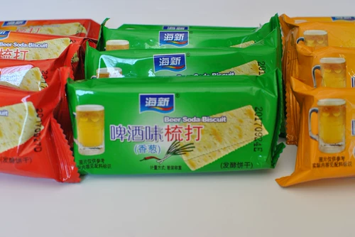 Хисин печенье Haixin пивные нечистители кража бисквита соль соль кунжут схватывает галлы Sesame 3 фунта бесплатной доставки