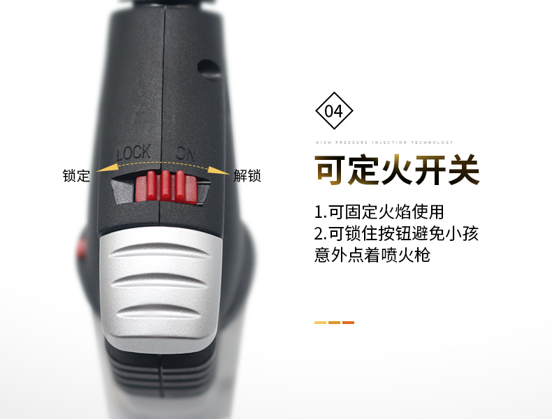 Quý tộc gió nhẹ nhẹ bơm hơi ngọn lửa đánh lửa sáng tạo súng phun moxib Fir điểm thơm nướng nhiệt độ cao thẳng ngọn lửa màu xanh - Bật lửa bật lửa độc