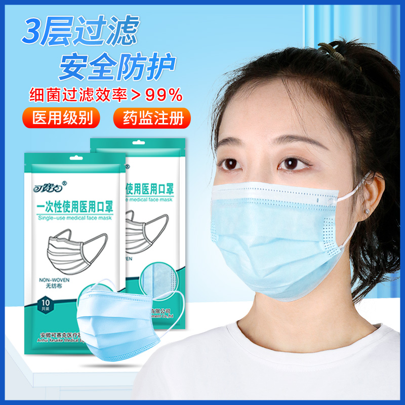 Disposable medical mask for male and female universal layers with meltblown spray cloth mask