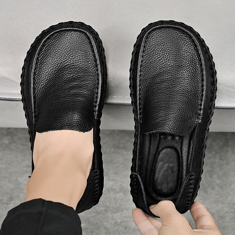 Spring and Autumn Wide-Toe Men's Shoes Size 47, Extra Wide and Spacious, Non-Tightening Fit, Dad Shoes, Extra Large Size 48, Wide-Foot Casual Leather Shoes for Men Spring and Autumn Wide-Toe Men's Shoes Size 47, Extra Wide and Spacious, Non-Tightening Fit, Dad Shoes, Extra Large Size 48, Wide-Foot Casual Leather Shoes for Men