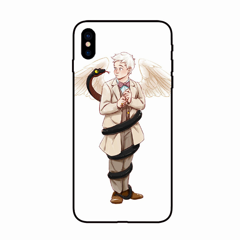 Good omen good Women perimeter with same people phone protection shell customized iphonexs6 7 8P Huawei Xiaomi 8