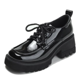 Лоферы, демисезонная обувь, туфли в английском стиле на платформе для кожаной обуви, из натуральной кожи, 2023, тренд сезона, в британском стиле